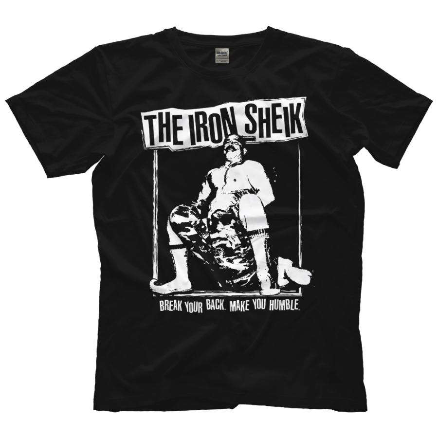 アイアン・シーク Tシャツ「THE IRON SHEIK Make You Humble Tシャツ」アメリカ直輸入プロレスTシャツ《日本未発売》｜freebirds