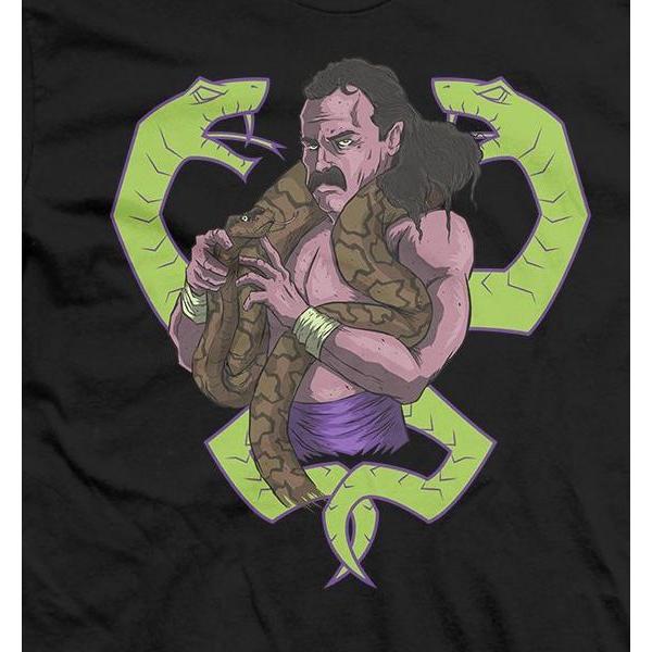 蛇男” ジェイク・ザ・スネーク・ロバーツ Tシャツ「JAKE 