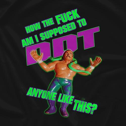 蛇男” ジェイク・ザ・スネーク・ロバーツ Tシャツ「JAKE 