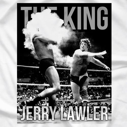 南部の帝王”ジェリー・ローラー Tシャツ「JERRY LAWLER Powder Shot T 