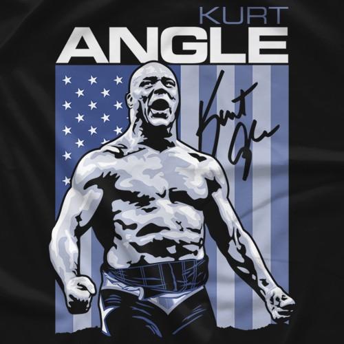 カート・アングル Tシャツ「Kurt Angle Icon Tシャツ」 アメリカ直輸入