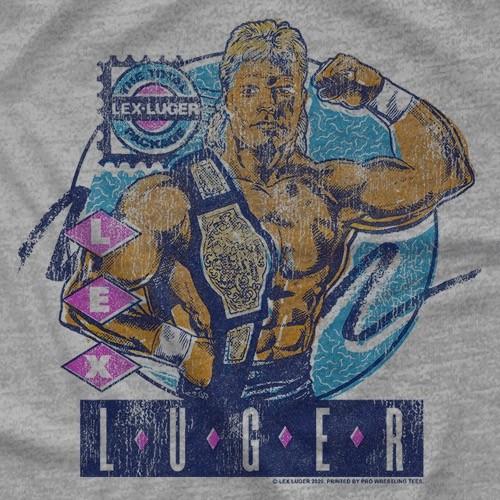 レックス・ルガー Tシャツ「LEX LUGER Lex Luger Retro Tシャツ レックス・ルガー Tシャツ「LEX LUGER Lex Luger Retro Tシャツ