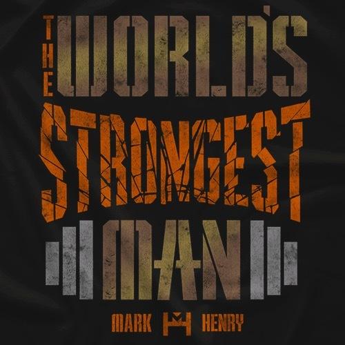 ”世界最強の男” マーク・ヘンリー Tシャツ「MARK HENRY The World's STRONGEST Man（オレンジ）Tシャツ」アメリカ直輸入プロレスTシャツ｜freebirds｜02