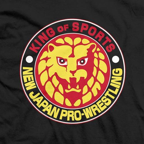 新日本プロレス ライオンマーク Tシャツ（海外生産品）「新日本プロレス King Of Sports ライオンマーク LION MARK ブラック Tシャツ」《並行輸入品》｜freebirds｜02