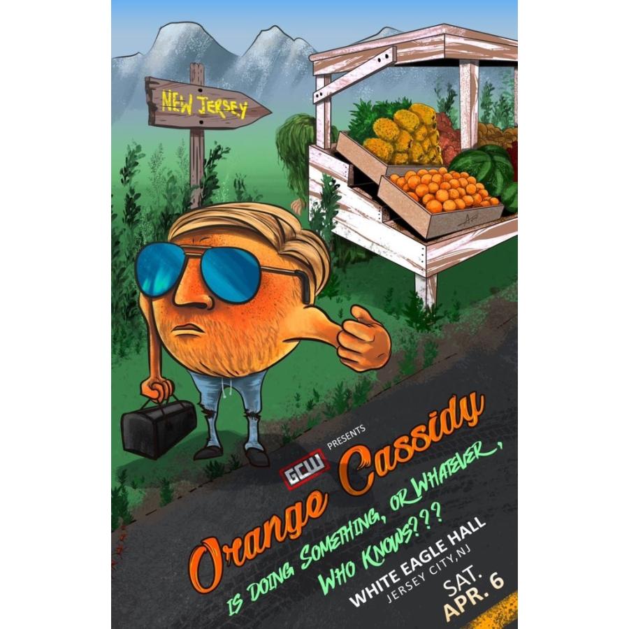 オレンジ・キャシディ Tシャツ「ORANGE CASSIDY freshly-squeezed7 T