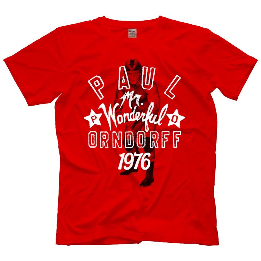 鋼鉄男” ポール・オーンドーフ Tシャツ「PAUL ORNDORFF Takedown T