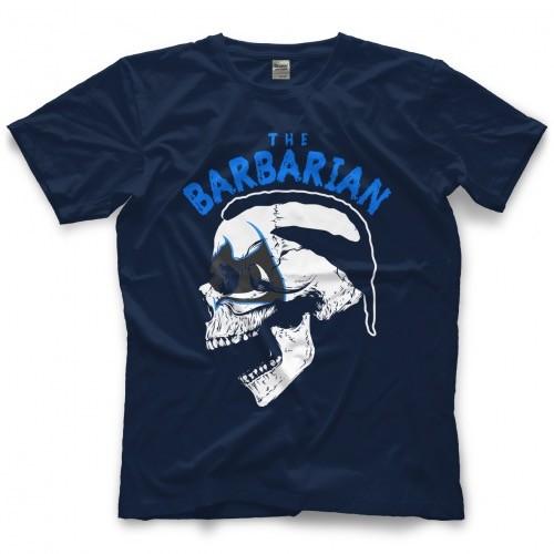 ザ・バーバリアン Tシャツ「THE BARBARIAN The Barbarian Skull Tシャツ」NWA WWF AWA WCW 全日 新日 クラシックプロレス アメリカ直輸入プロレスTシャツ｜freebirds