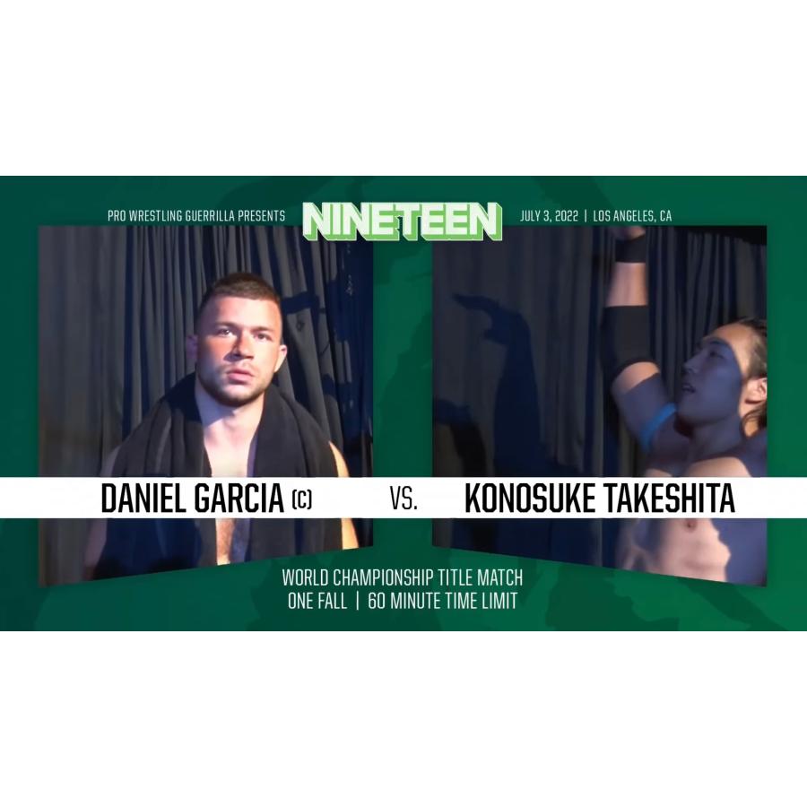 PWG ブルーレイ「Nineteen ナインティーン」（2022年7月3日