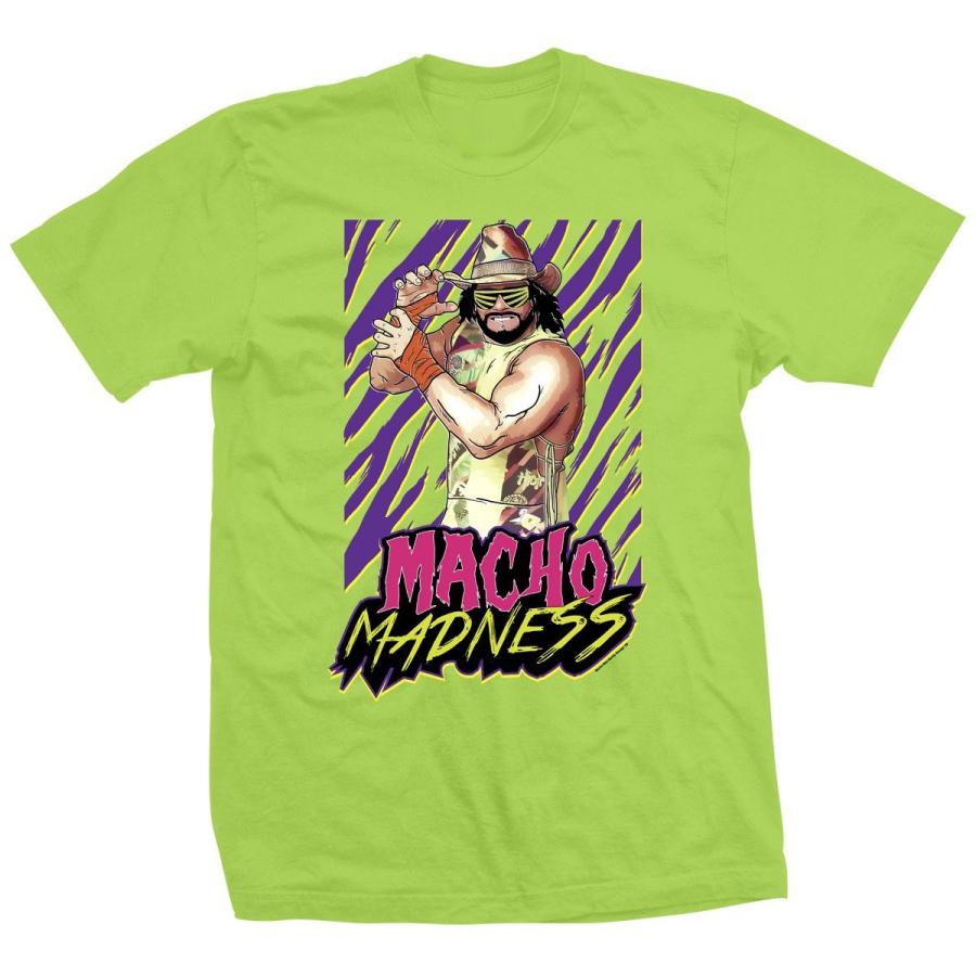 マッチョマン・ランディ・サベージ Tシャツ「MACHO MAN RANDY SAVAGE Macho Gear Tシャツ」  アメリカ直輸入プロレスTシャツ マッチョ アメリカ プロレス, image size:900x900