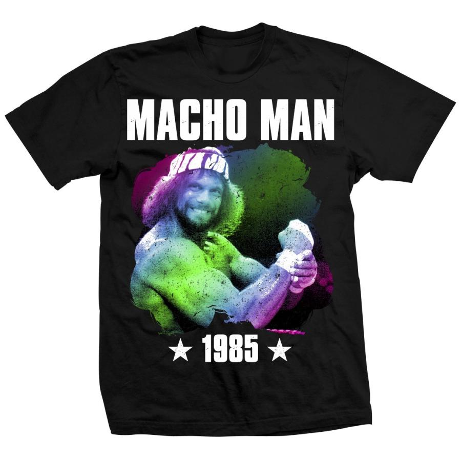 マッチョマン・ランディ・サベージ Tシャツ「MACHO MAN RANDY SAVAGE Savage Neon Tシャツ」  アメリカ直輸入プロレスTシャツ マッチョ アメリカ プロレス, image size:900x900