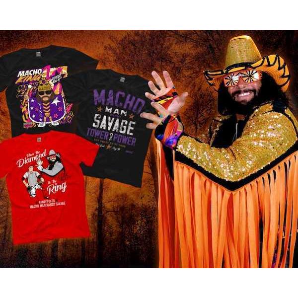 マッチョマン・ランディ・サベージ Tシャツ「MACHO MAN RANDY マッチョマン・ランディ・サベージ Tシャツ「MACHO MAN RANDY