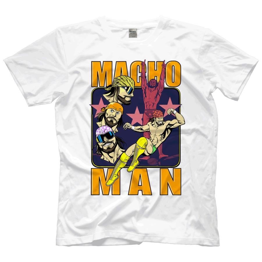 マッチョマン・ランディ・サベージ Tシャツ「MACHO MAN RANDY SAVAGE Randy Savage Retro Comic Tシャツ」 アメリカ直輸入プロレスTシャツ｜freebirds