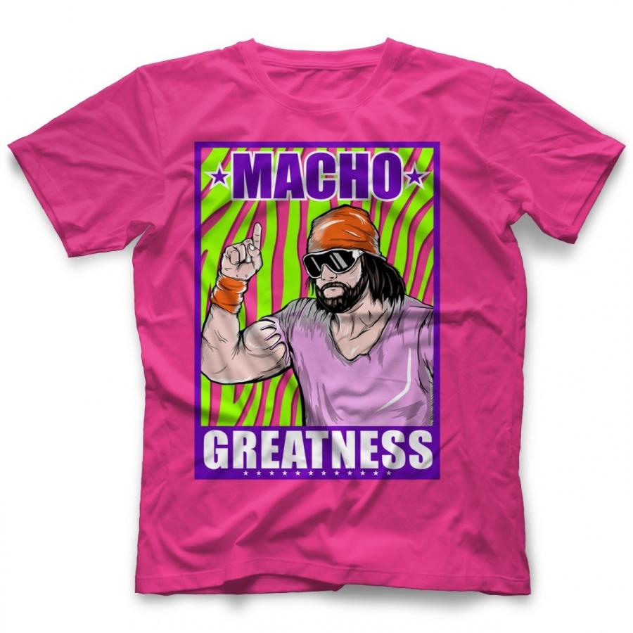 マッチョマン・ランディ・サベージ Tシャツ「Randy Savage Macho Greatness Tシャツ」【米直輸入（日本未発売） 大きいサイズ（XXL 3XL 4XL）もあり】｜freebirds