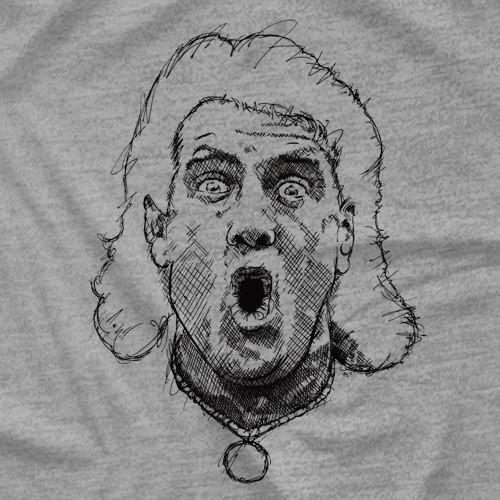 リック・フレアー Tシャツ「RIC FLAIR Ric Sketch Tシャツ」NWA WWF