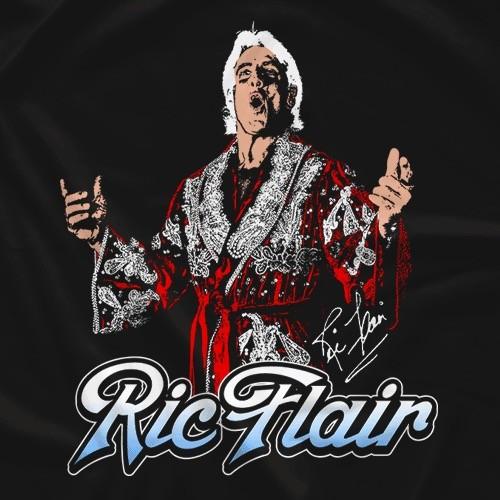 リック・フレアー Tシャツ「RIC FLAIR Red Robe Tシャツ」アメリカ直輸入Tシャツ NWA WWF AWA WCW 全日 新日  クラシックプロレス