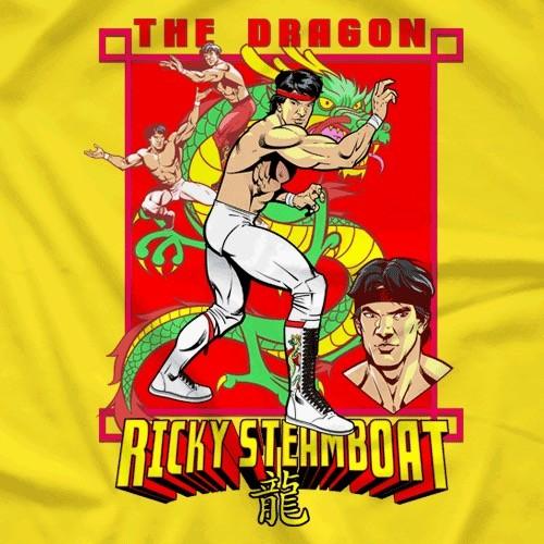 南海の黒豹”リッキー・スティムボート Tシャツ「RICKY STEAMBOAT