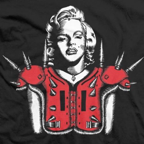 ロード・ウォリアーズ Tシャツ「THE ROAD WARRIORS Monroe Of Doom マリリン・モンロー Tシャツ」昭和プロレス NWA AWA WWF｜freebirds｜02