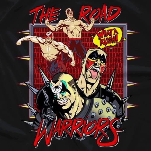 ロード・ウォリアーズ Tシャツ「THE ROAD WARRIORS RW Cartoons Tシャツ」リージョン・オブ・ドゥーム 昭和プロレス NWA AWA WWF 全日本 新日本｜freebirds｜02