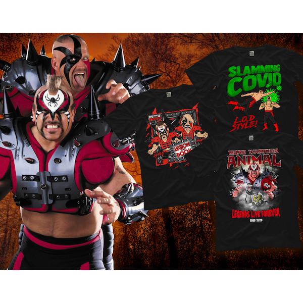 ロード・ウォリアーズ Tシャツ「THE ROAD WARRIORS Snack On Danger