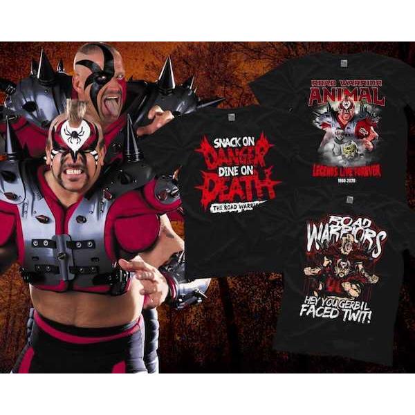 超怪力暴走族” ロード・ウォリアーズ Tシャツ「THE ROAD WARRIORS