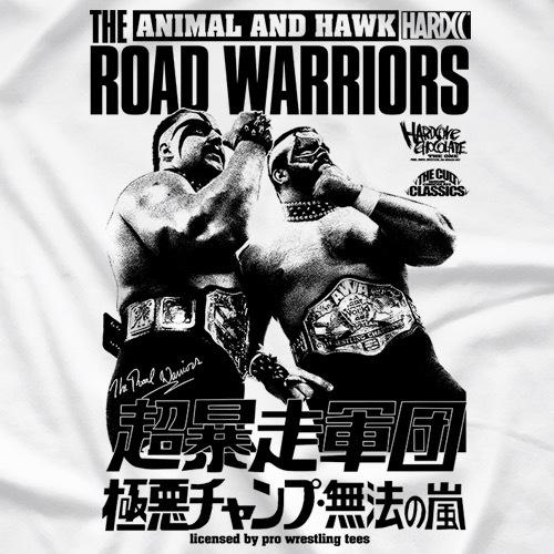 暴走戦士 ロード・ウォリアーズ アメリカ直輸入Tシャツ「Animal＆Hawk