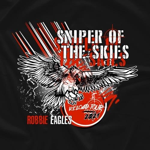 ロビー・イーグルス Tシャツ「“スナイパー・オブ・ザ・スカイ