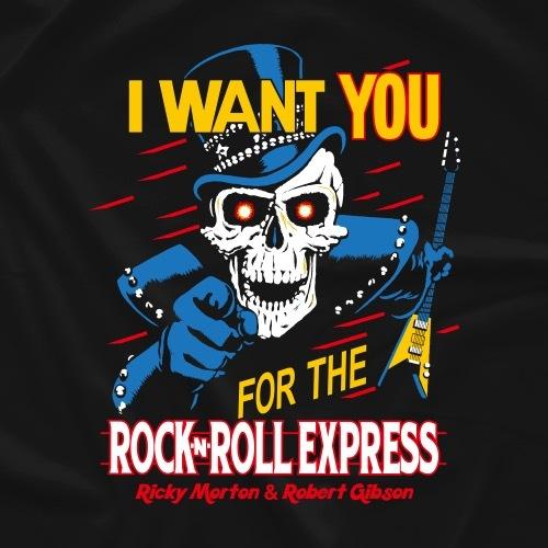 ロックンロール・エキスプレス Tシャツ「ROCK 'N' ROLL EXPRESS I Want You For The Rock-N-Roll Express Tシャツ」アメリカ直輸入プロレスTシャツ｜freebirds｜02