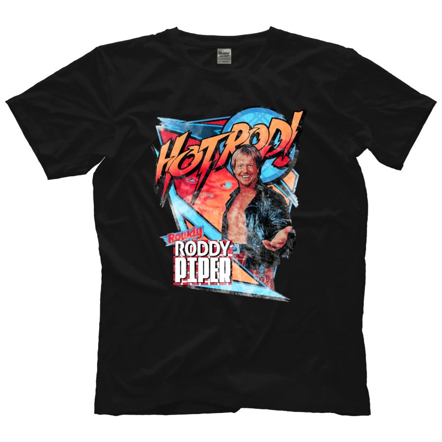 ロディ・パイパー Tシャツ「Rowdy RODDY PIPER Hot Rod Tシャツ