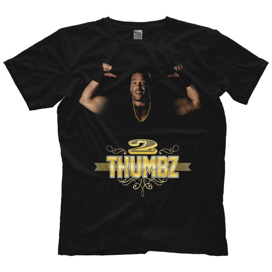 RVD ロブ・ヴァン・ダム Tシャツ「ROB VAN DAM 2 Thumbz Tシャツ」アメリカ直輸入プロレスTシャツ ECW WWE WCW アメプロ《日本未発売》｜freebirds