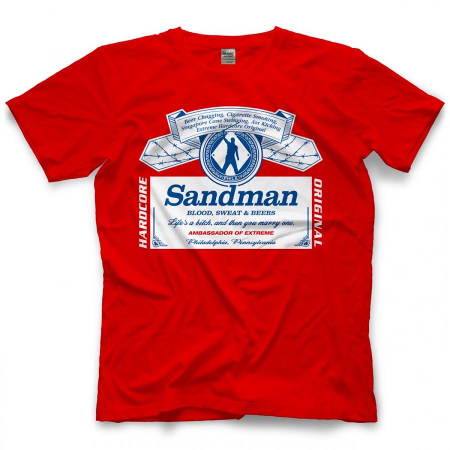 サンドマン Tシャツ「Sandman Hardcore Original Tシャツ」 アメリカ直輸入プロレスTシャツ 大きいサイズ（XXL 3XL 4XL）もあり｜freebirds