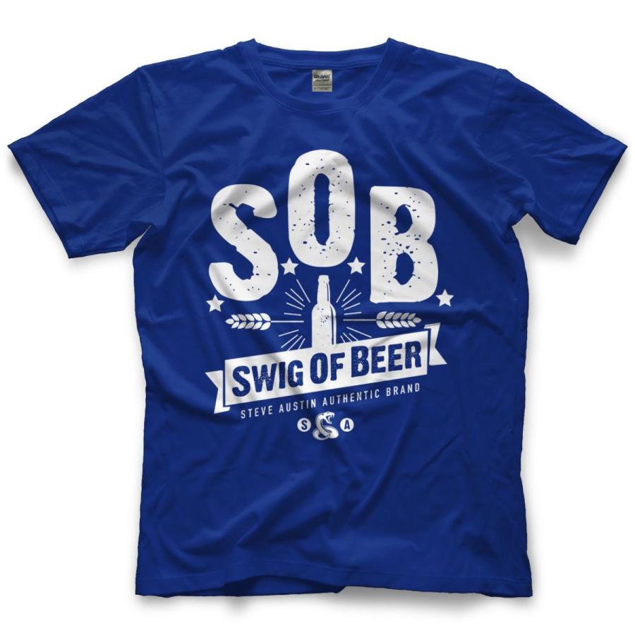 スティーブ・オースチン Tシャツ「STONECOLD STEVE AUSTIN S.O.B. ロゴ