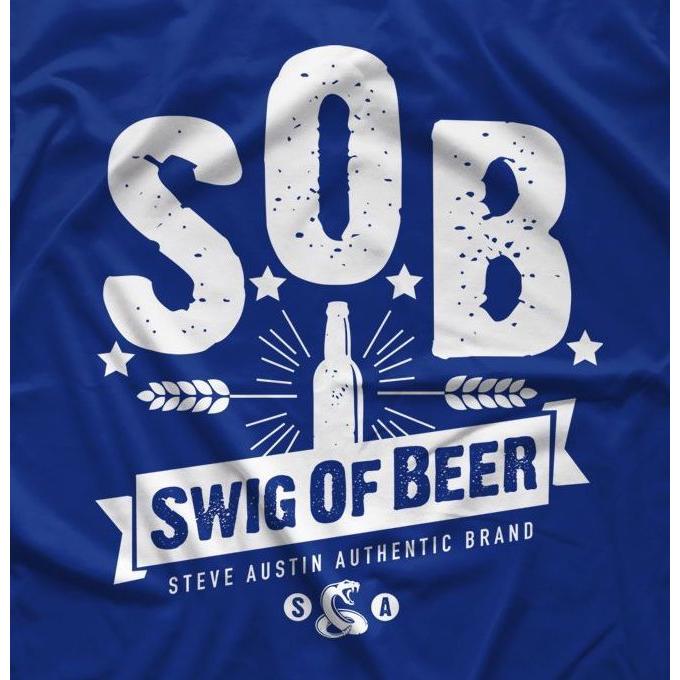 スティーブ・オースチン Tシャツ「STONECOLD STEVE AUSTIN S.O.B. ロゴ 