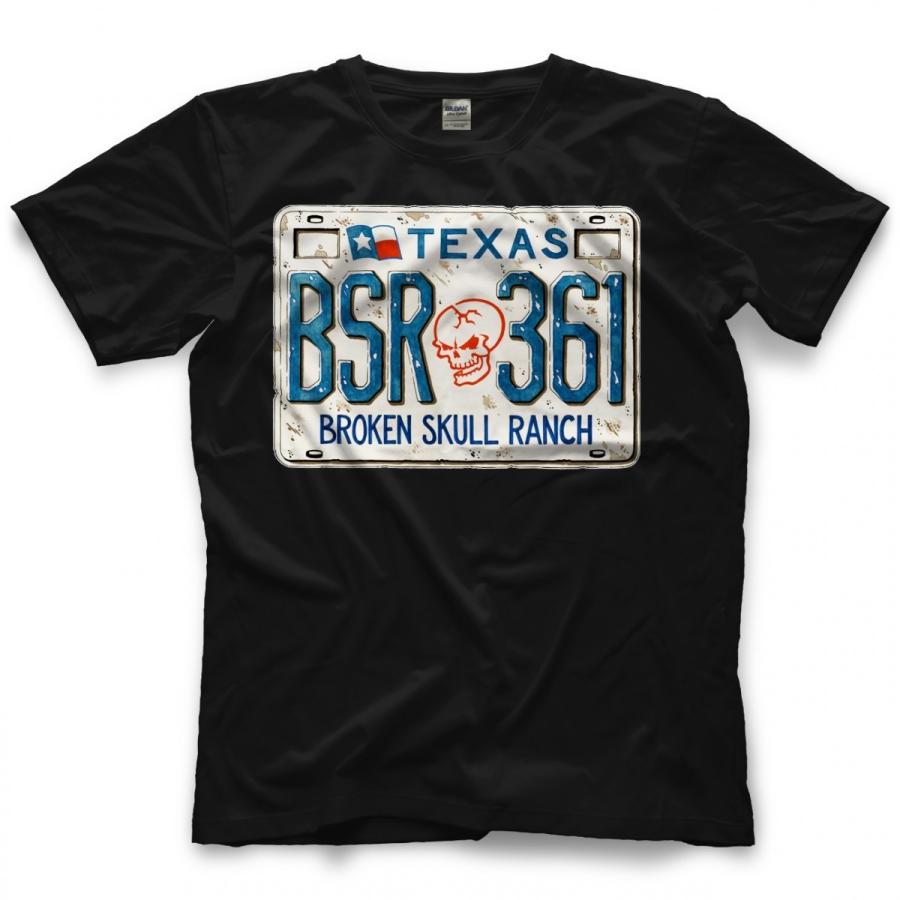 スティーブ・オースチン Tシャツ「Steve Austin BSR License Plate T