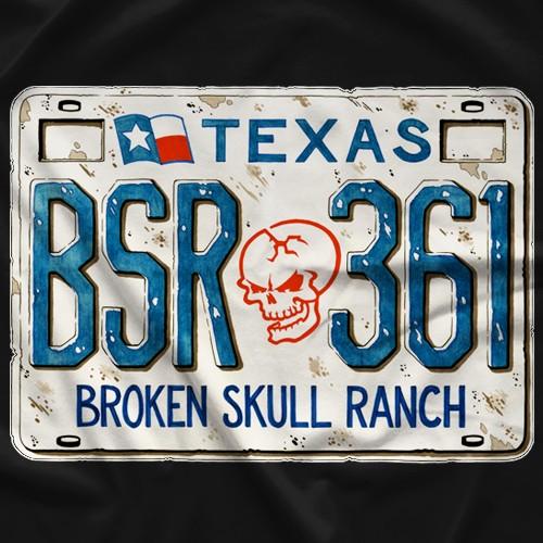 スティーブ・オースチン Tシャツ「Steve Austin BSR License Plate T