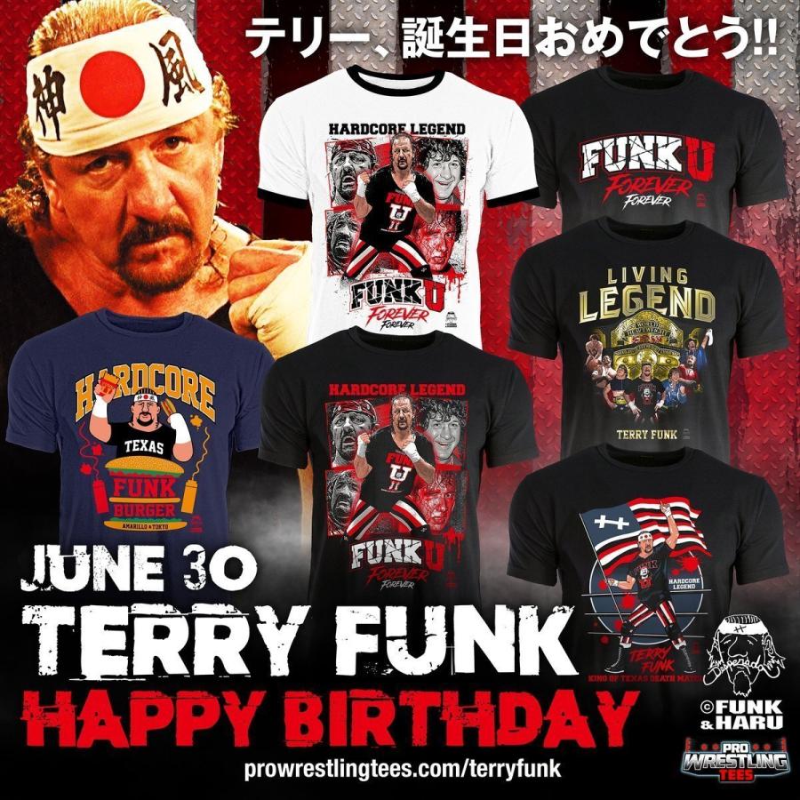 テキサスの荒馬” テリー・ファンクTシャツ「TERRY FUNK Living Legend