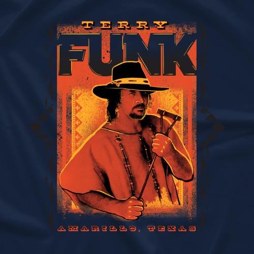 テキサスの荒馬” テリー・ファンク Tシャツ「TERRY FUNK アマリロ