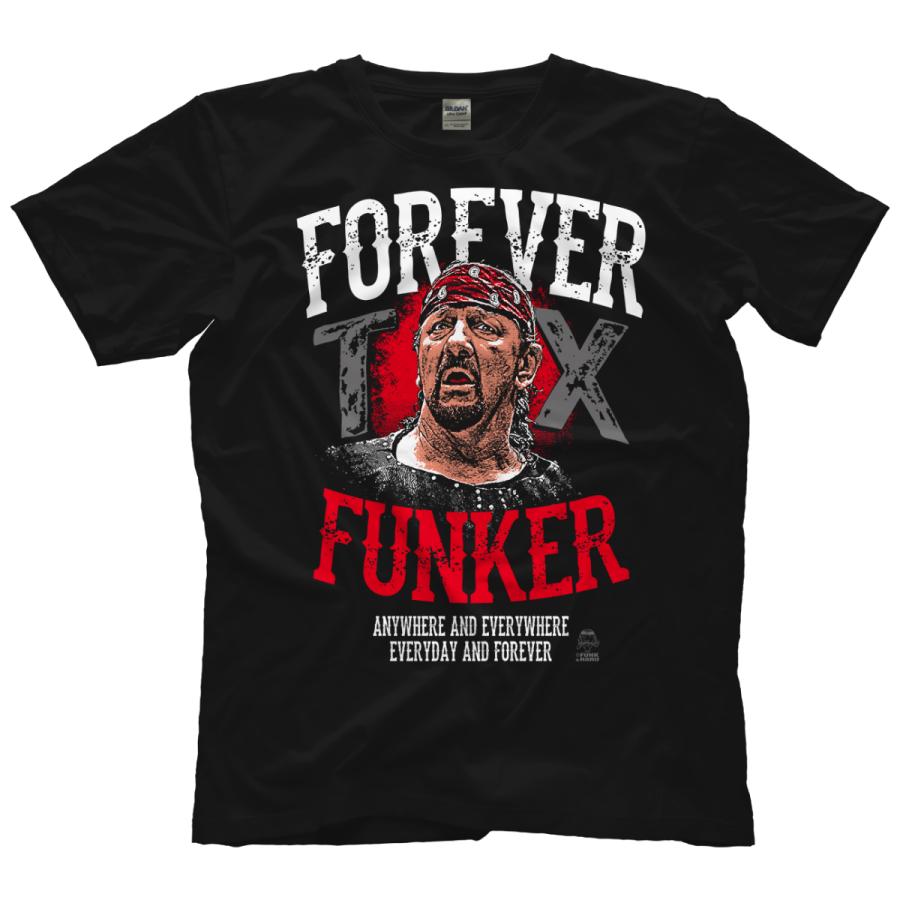 テキサスブロンコ” テリー・ファンク Tシャツ「TERRY FUNK Forever