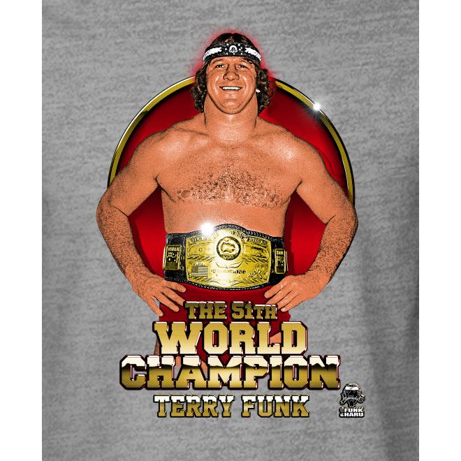 TERRY FUNK Tシャツ テリーファンク プロレス ECW WCW WWF テキサスブロンコ” テリー・ファンク Tシャツ（輸入品）「TERRY FUNK