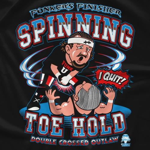 テリー・ファンク Tシャツ「Terry Funk Spinning Toe Hold Tシャツ