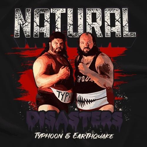 ナチュラル・ディザスターズ（アースクエイク＆タイフーン）Tシャツ