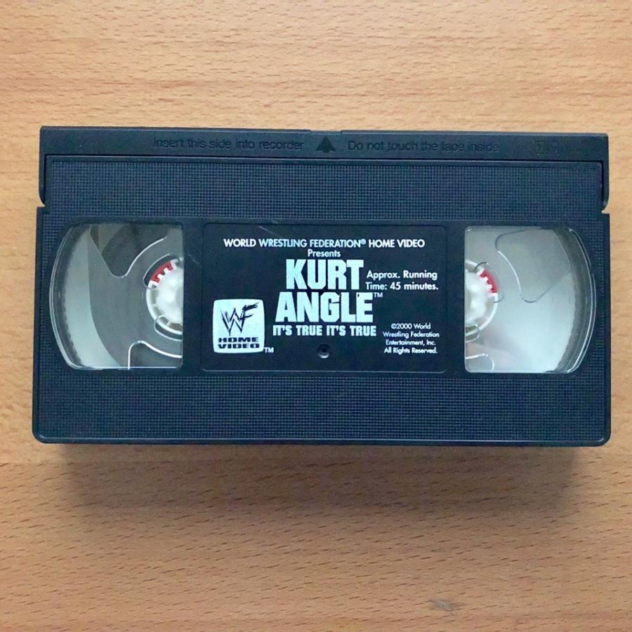 WWF（WWE）VHSビデオテープ「KURT ANGLE It's True カート・アングル