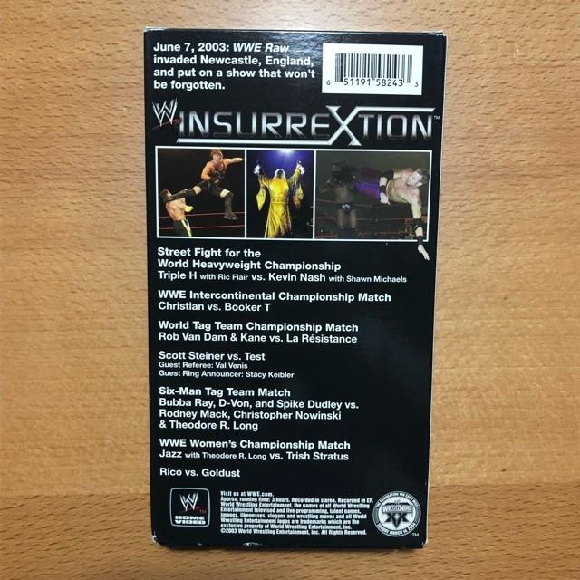 WWE VHSビデオテープ 特番「INSURREXTION 2003」（2003年6月7日イギリス・ニューキャッスル）プロレスビデオテープ｜freebirds｜02