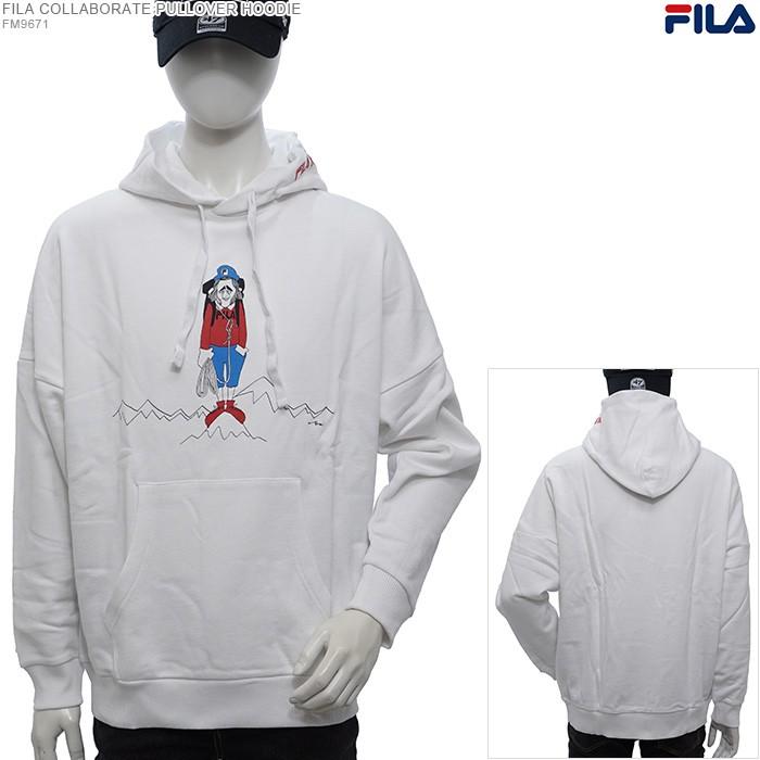 Fila パーカー フィラ プルオーバー ヘリテージ Fila Collaborate Pullover Hoodie Fila Fm9671 Freebox 通販 Yahoo ショッピング