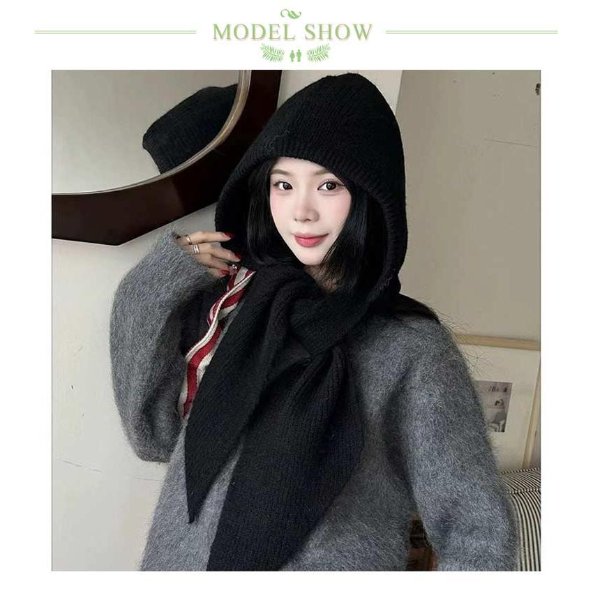 スカーフ ニット ストール ネックウォーマー リブニット レディース