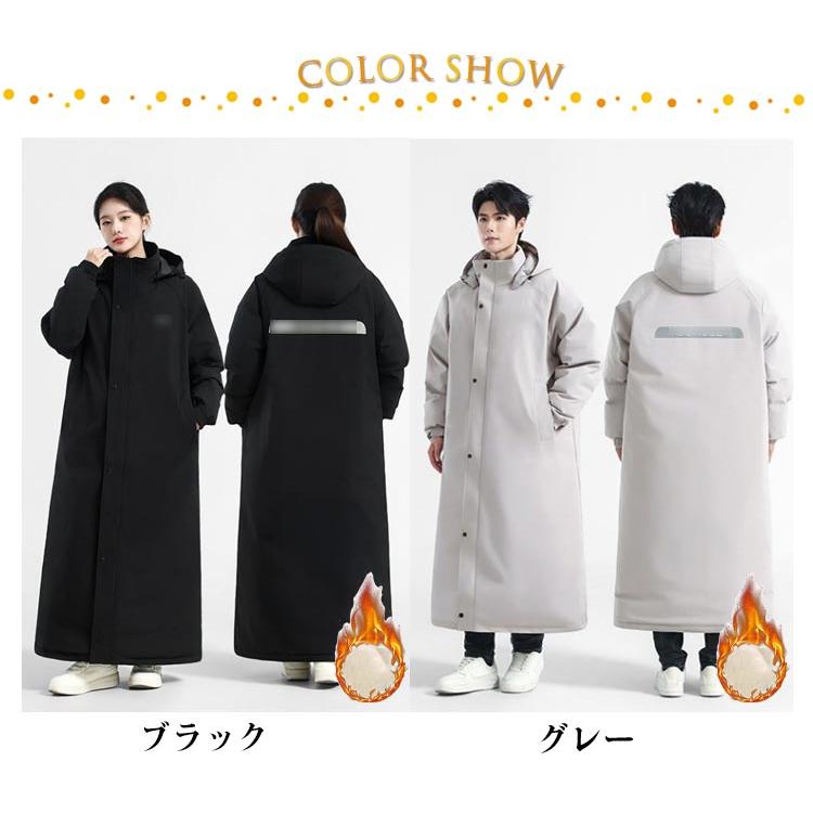 新品Kappaナポリ中綿ロングコート灰 L】ウールナイロンリバー ショールカラーロングコート