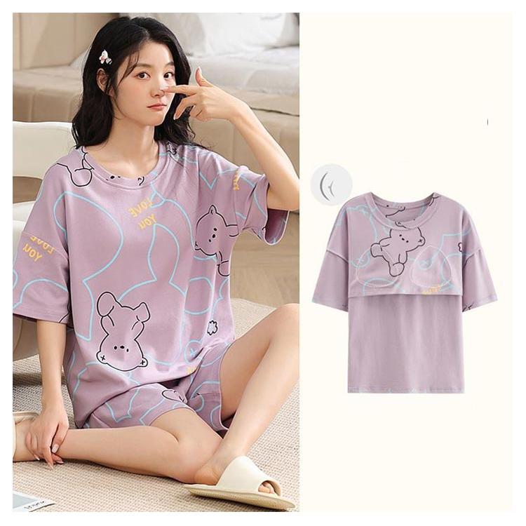 セットアップ 半袖 パジャマ 夏 ショートパンツ レディース 2点