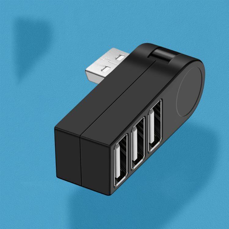 送料無料 回転式 USBハブ 270度回転 USB 3ポート 増設 データ転送対応 充電 横 縦 コンパクト 無線 bluetooth ハブ パソコン|freed|03