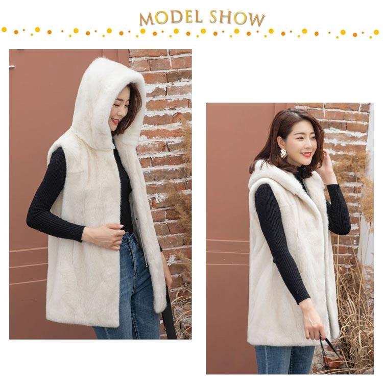 ファーロングベスト ノースリーブフードベスト