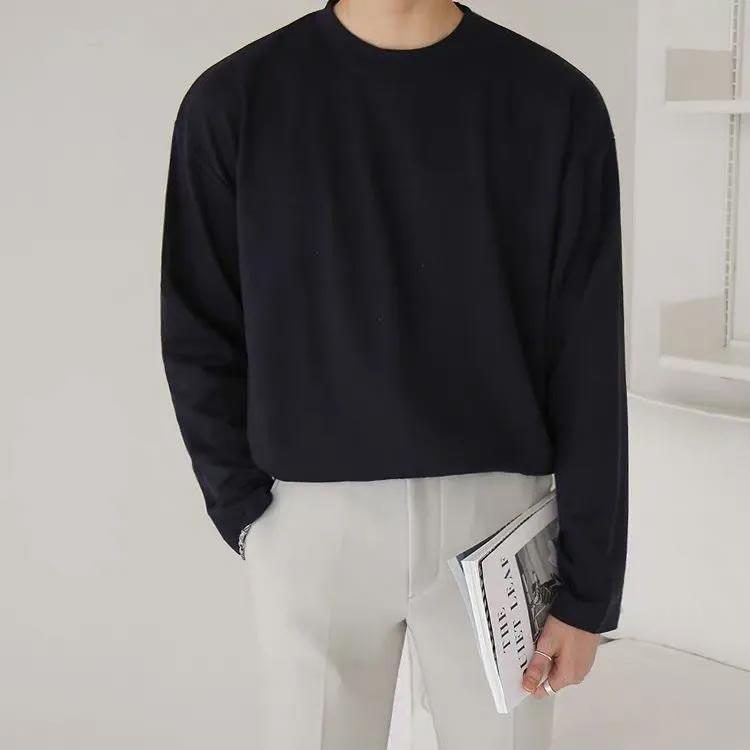 送料無料 セーター 暖かい 秋服 メンズ 無地 クルーネック ハイネック 防寒 冬 長袖 ゆったり ニット メンズファッション ビッグシルエット トッ |  | 04