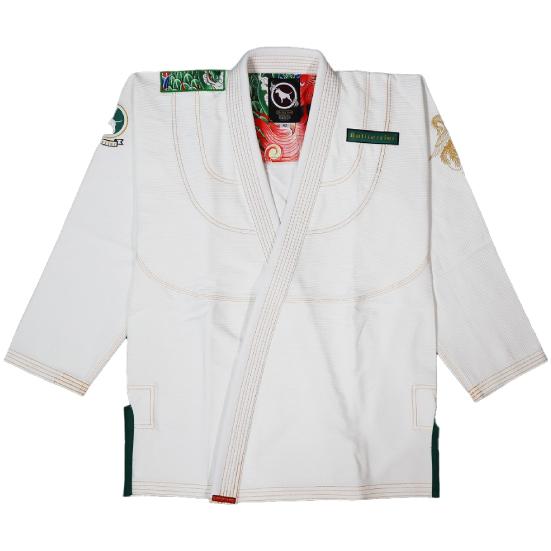 ブルテリア bjk-006 BULL TERRIER 柔術衣 Houou R 白 ブラジリアン